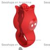 Vibrador en Forma de Rosa para Dedo con 10 Modos de Vibración